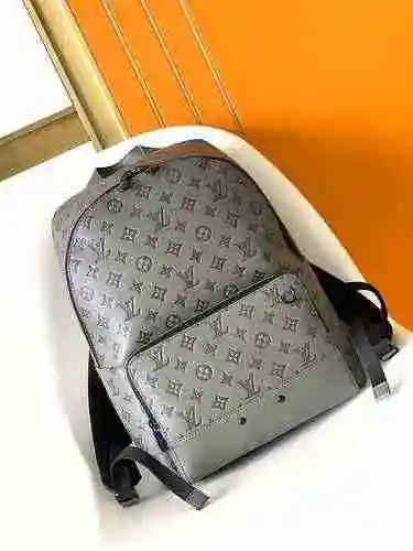 Mochila exclusiva para hombre LV hecha de material de lona importado, bolsa de regalo con entrega de
