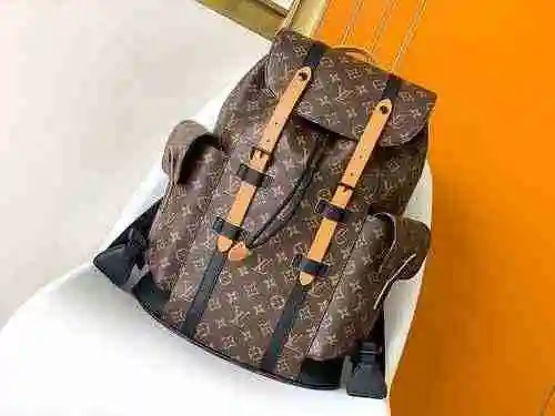 Mochila exclusiva para hombre LV hecha de material de lona importado, bolsa de regalo con entrega de