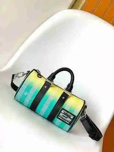 Bolso cruzado exclusivo para hombre LV hecho de material de lona importado, bolsa de regalo de entre