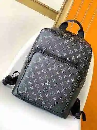 Mochila exclusiva para hombre LV hecha de material de lona importado, bolsa de regalo con entrega de