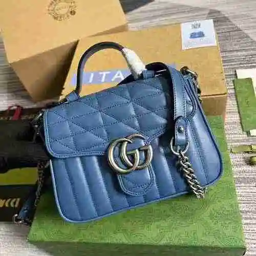El bolso GUCCI Gucci está hecho de cuero original importado de primer nivel y una versión réplica de