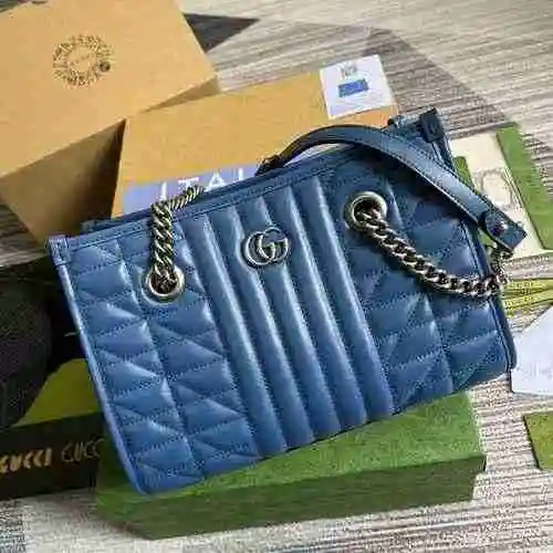El bolso de hombro GUCCI Gucci está hecho de cuero original importado de primer nivel y una versión 