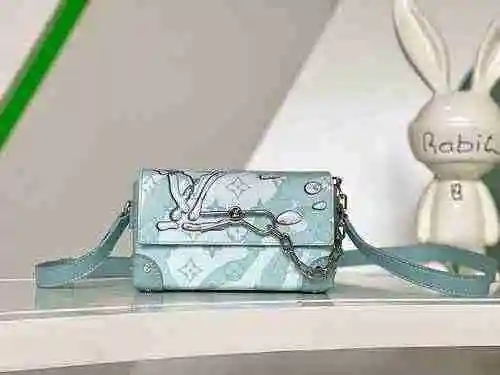 El bolso bandolera LV Louis Vuitton está hecho de cuero original importado de primer nivel y una ver