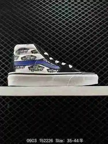 Vans Vans Sk8-Mid Mid Upper Mid Upper Fuzzy Logo Pattern Zapatos para hombres y mujeres Código de za