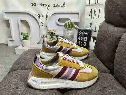 113D company level adidas Racing 1 Boost Prototype Speed Lightweight Retro Collection Versatile Brea