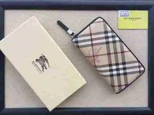 Cartera larga exclusiva para hombre hecha de material de lona importado, bolsa de regalo de entrega 