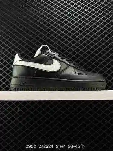 2 Nike Air Force&# x27; 7 ganchos en blanco y negro para hombres y mujeres, zapatos de tabla cas