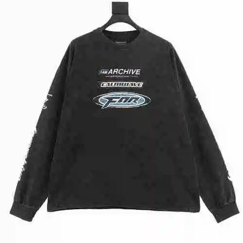 Far archive 23FW Racing Wash Long Sleeve T-shirt