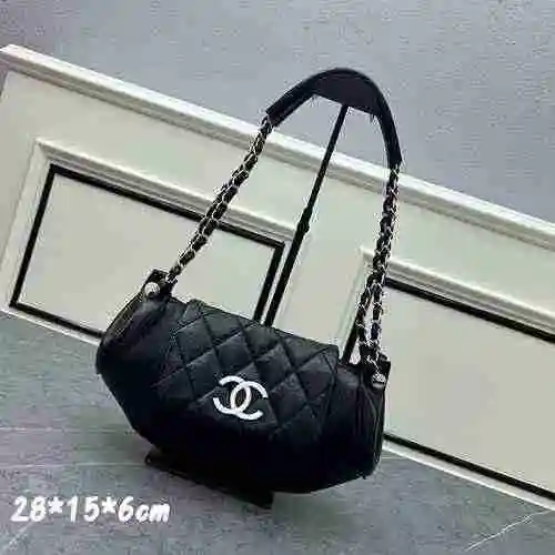 Bolso Chanel para axila hecho de material de lona importado, bolsa de regalo con entrega de alta cal