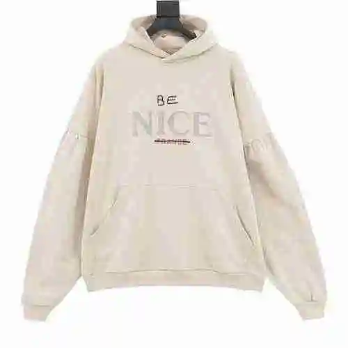 Blcg Autumn/Winter New Paris Printed Flower Hoodie