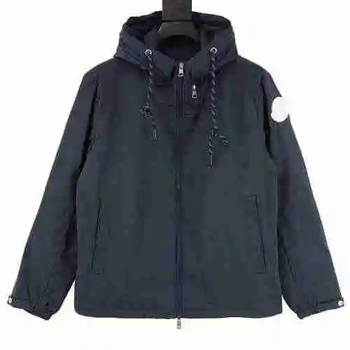 Moncker/Moulded Arm Badge Windbreaker Coat