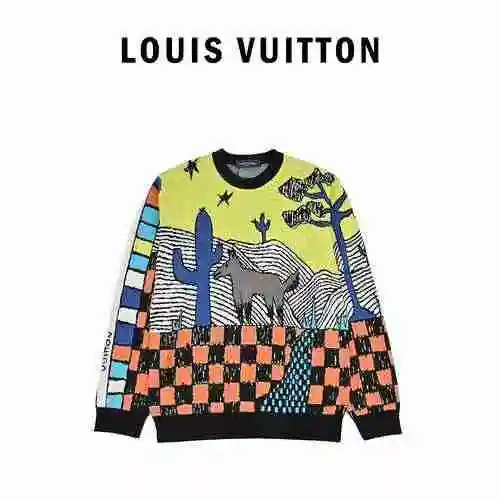 Louis Vuitton 23FW Children's Fun Painted Sweater