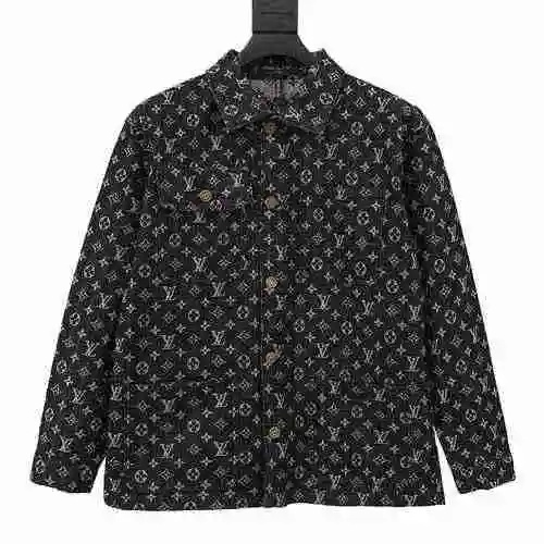 1V vintage denim long sleeved jacket jacket