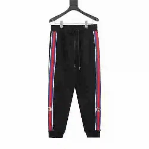 G Family 23Fw Double G Tri Color Stripe Ribbon Contrast Pants