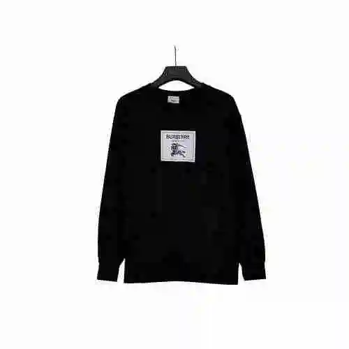 Burberry. New Classic Chest Horse Print Round Neck Long Sleeve Men's and Women's Top Pullover Sweate