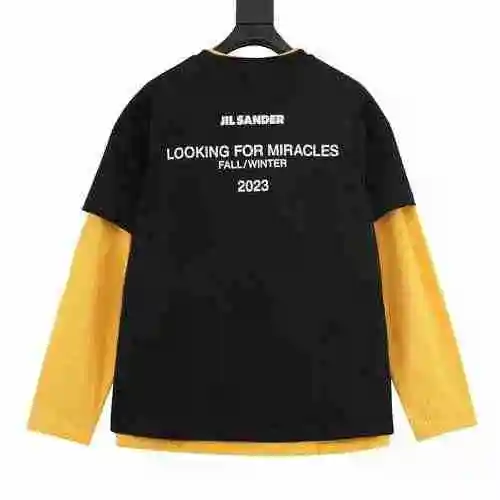 Jil Sander 23FW Fake Two Piece Long Sleeve T-shirt