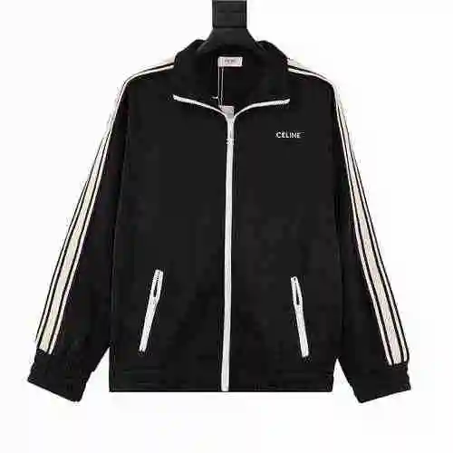 CE side woven zipper jacket