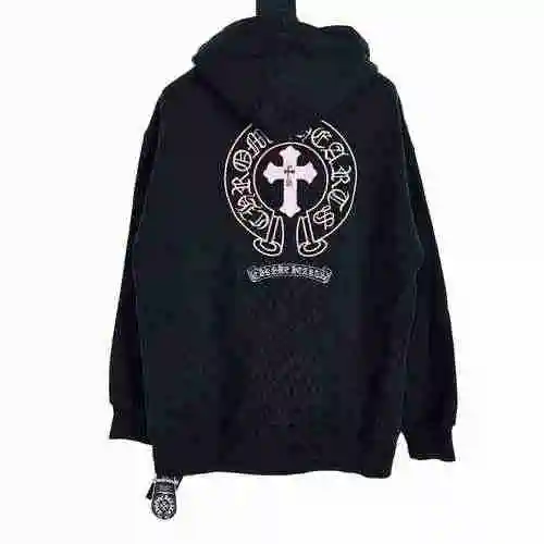 CH CROXIN 23FW EMBROIDERED horseshoe hoodie