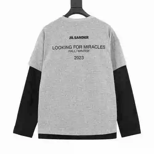 Jil Sander 23FW Fake Two Piece Long Sleeve T-shirt