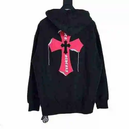 CH CROSSING 23FW STITCHED CROSS HOODIE