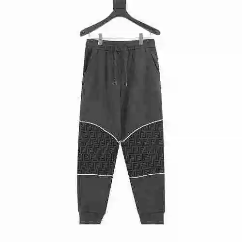 Fendi/Fendi 23Fw Double F Old Flower Knee Panel Cotton Leggings