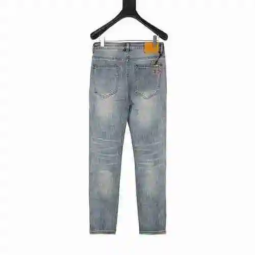 G family minimalist retro classic embroidered logo jeans