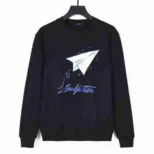 LOUIS VUITTON 23ss Autumn/Winter New Paper Aircraft Logo Logo Round Neck Sweater