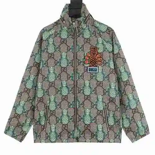 G Family 23Fw Pineapple Series Pineapple Hooded Jacket