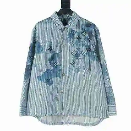 LV 23Fw ink aged denim jacket