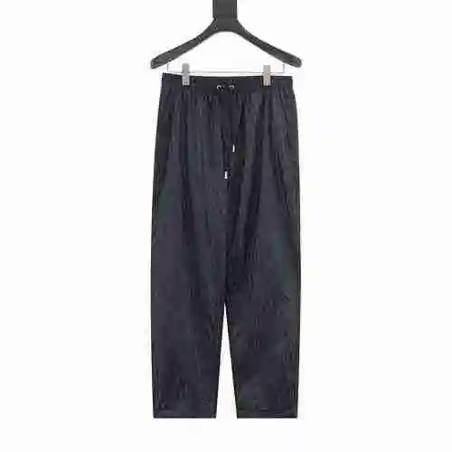 CD 23FW Dark Pattern AOP Jacquard Pants Navy