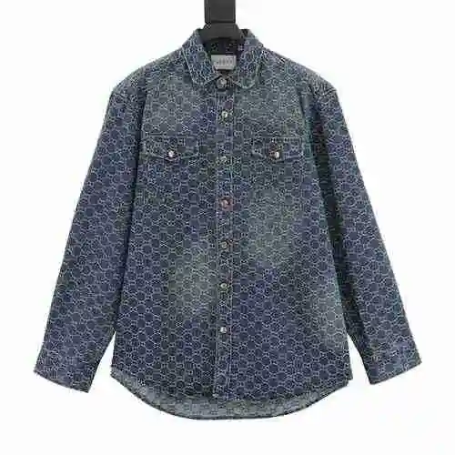G Family Pineapple Series Cotton Tanning Denim Coat