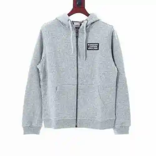 Silicone logo inner plaid hooded jacket