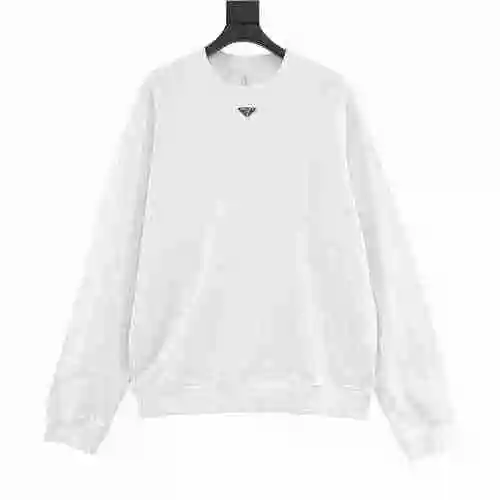 Prada PRD 23 New Collar Triangle Sign Round Neck Sweater