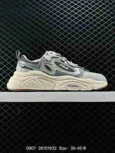 6 FILA Fei Le Couple's 22 Primavera/Verano Nuevos zapatos deportivos vintage versátiles para papá. N