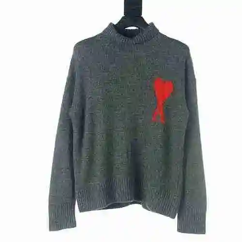 Ami Paris Love High Neck Sweater