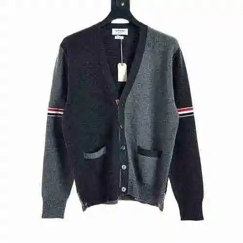 Double sleeved woven cuffed cardigan