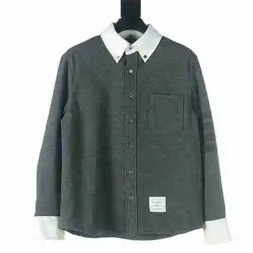 Thom Browne TB 23 New Spliced Wool Shirt Jacket