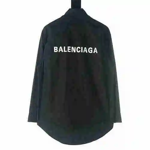 Balenciaga Balenciaga BLCG 23SS Back Letter Print Long Sleeve Shirt