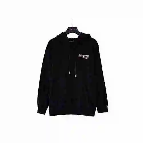 Balenciaga/Balenciaga Cola Letter Embroidered Hoodie