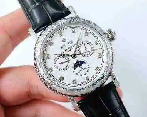 Reloj Patek Philippe para hombre combinado con movimiento mecánico original completamente automático