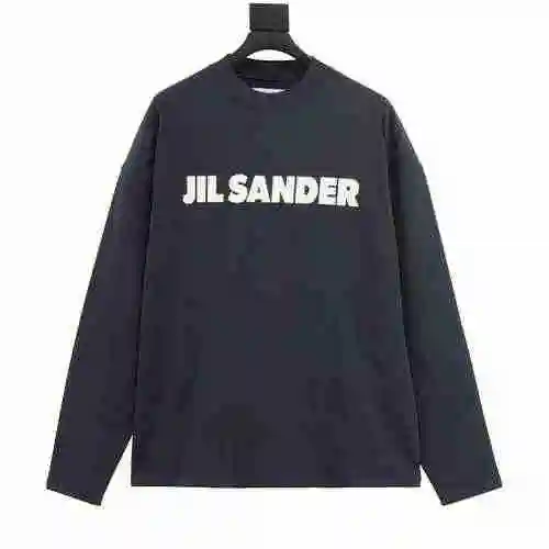 JIL SANDER 23FW Classic Chest Letter Print Long Sleeve T-shirt