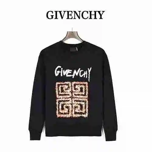 GIVENCHY/Givenchy 23 Maze Graphic Round Neck Sweater
