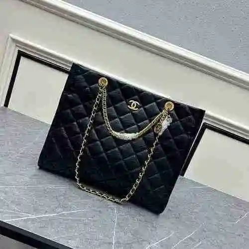 Bolso de hombro con cadena Chanel hecho de material de lona importado, bolsa de regalo con entrega d