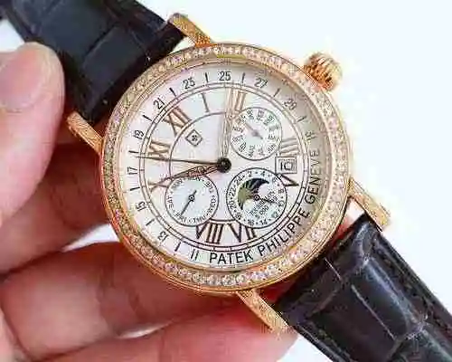 Reloj Patek Philippe para hombre combinado con movimiento mecánico original completamente automático
