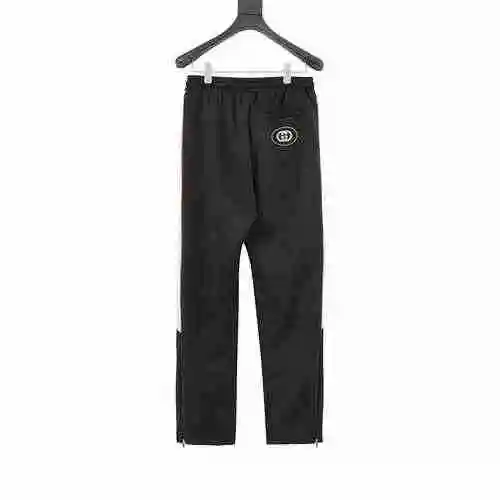 G Family 23ss Tri Color Stripe Adhesive Pressed Pants