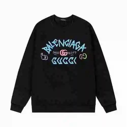 Balenciaga X Gucci Balenciaga Co branded Gucci 23ss Co branded Letter Printed Sweater