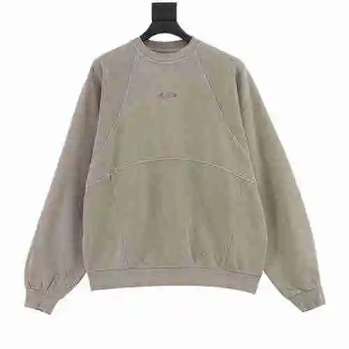 Grailz 23FW Wash Embroidered Round Neck Sweater