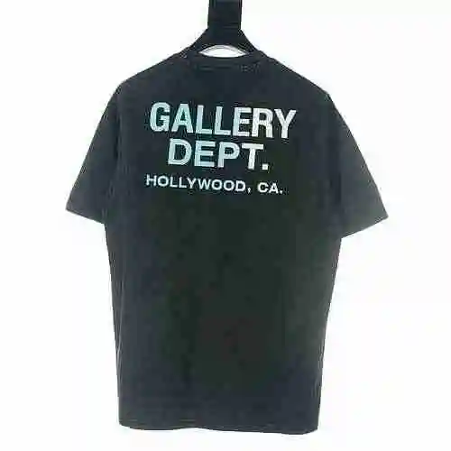 GALLERY DEPT GD rendered gradient letter printed short sleeved T-shirt