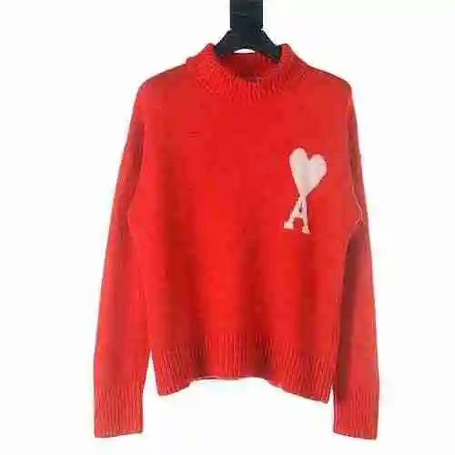 Ami Paris Love High Neck Sweater