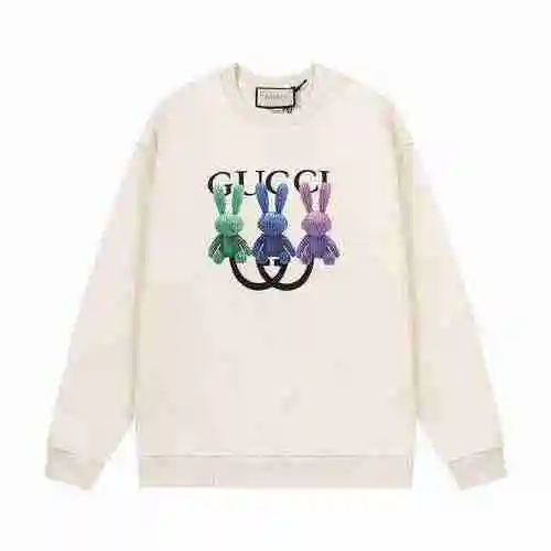Gucci Gucci 23SS Rabbit Year Limited Three Colorful Rabbit Dolls Digital Spray Printed Letter Logo U